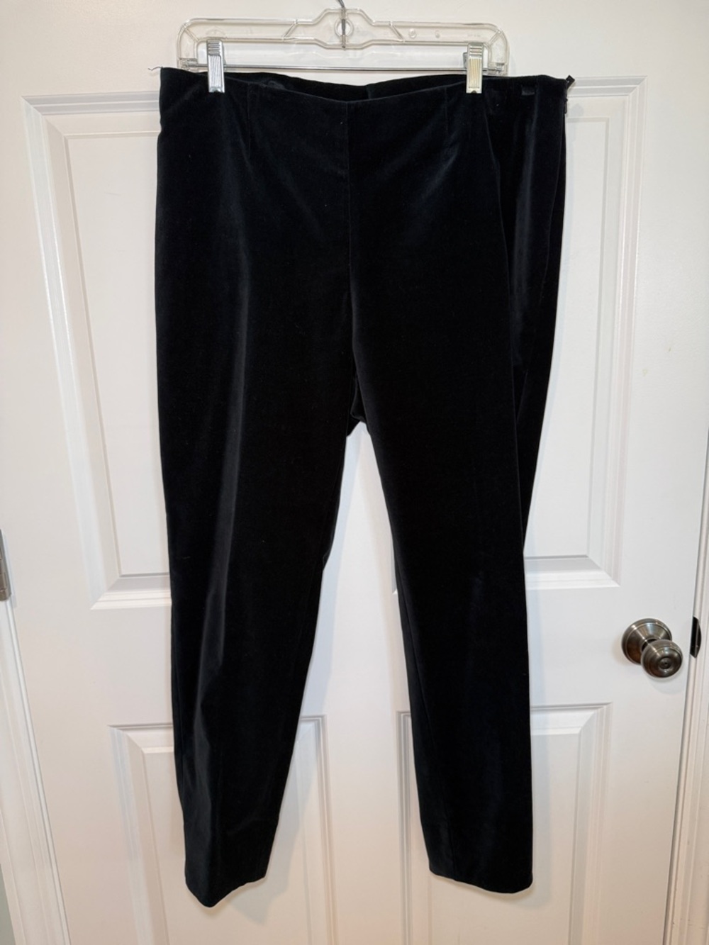 Brooks Brothers Black Velvet Stretch Pants